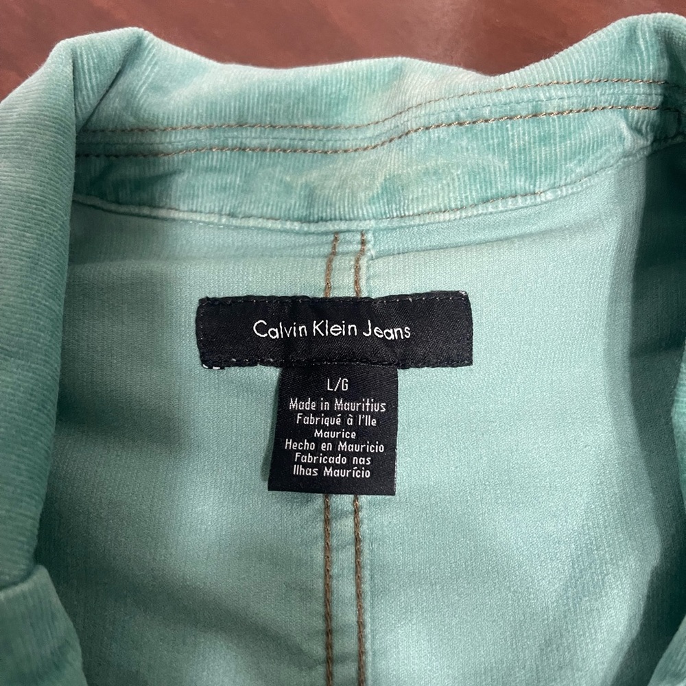 Calvin Klein Jeans Corduroy Blazer Y2K vintage - Picture 2 of 8